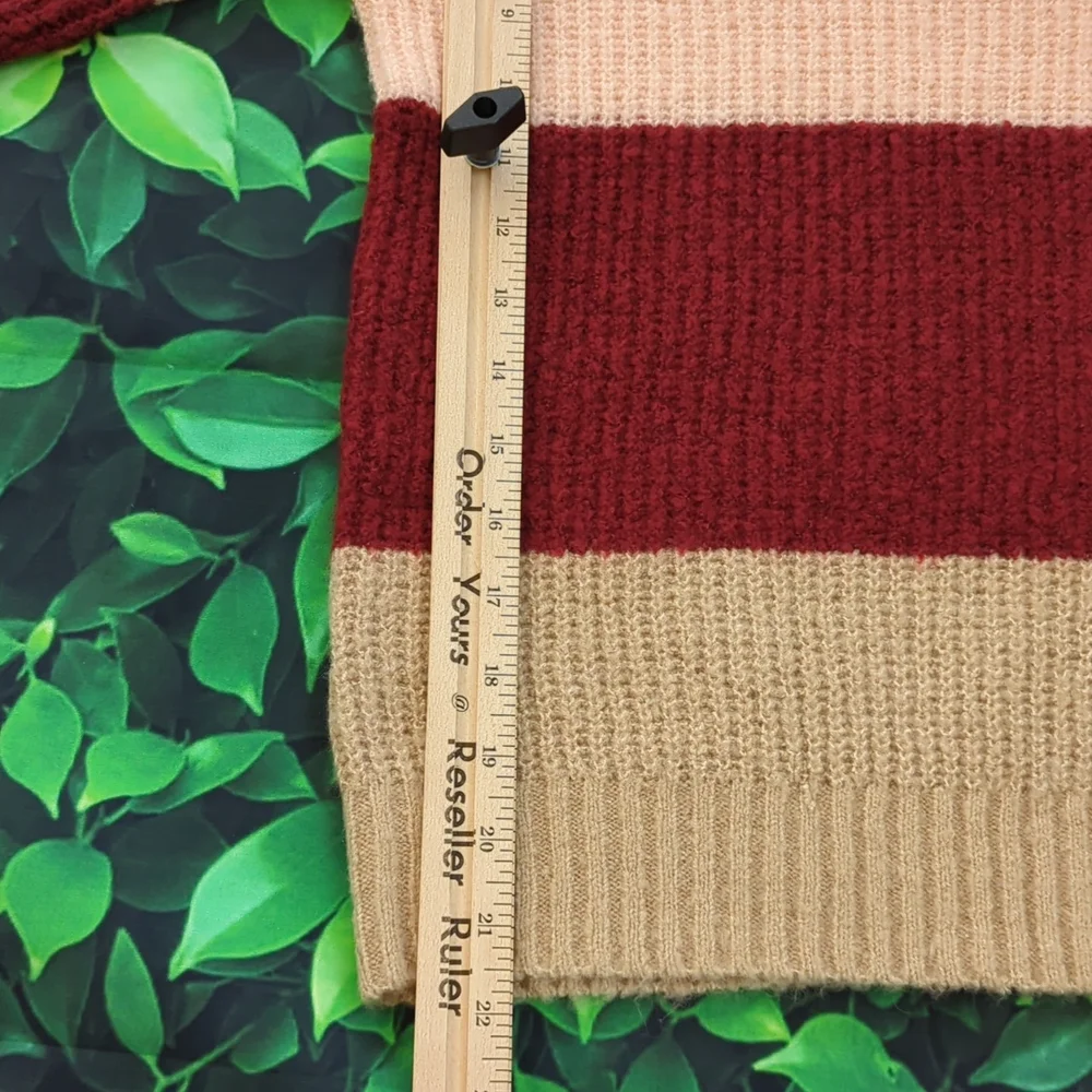 NWT Women's Medium Striped Academia Style Sweater from Almost Famous - Picture 11 of 12
